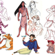 Illustration for article titled Artist perfectly captures genderswapped Disney princesses